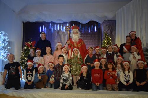 Odwiedziny Świętego Mikołaja - Grupa Kwiatki Bożej Matki